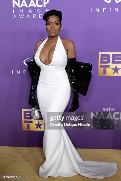 Fantasia Barrino attends the 55th Annual NAACP Awards at Shrine Auditorium and Expo Hall on March 16, 2024 in Los Angeles, California.