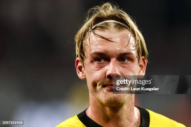 Julian Brandt of Borussia Dortmund is seen during the Bundesliga match between Borussia Dortmund and Eintracht Frankfurt at Signal Iduna Park on...