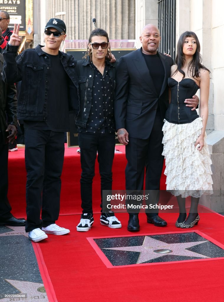 Dr. Dre Honored With Star On Hollywood Walk Of Fame