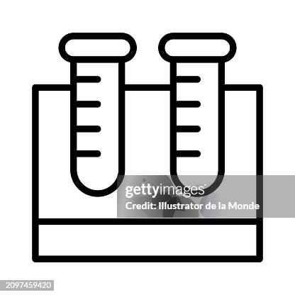 Test Sample Single Line Icon Test Sample Single Line Icon