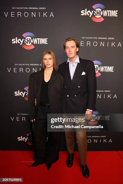 Ida Sjunnesson attends the exclusive launch of new SkyShowtime Original Series, Veronika, hosted at Bio Fågel Blå Stockholm on March 19, 2024 in...
