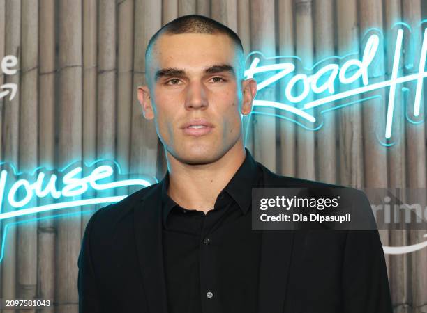 Josh McGregor attends the "Road House" New York Premiere at Jazz at Lincoln Center on March 19, 2024 in New York City.