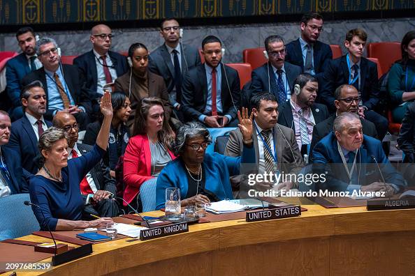 United Nations Security Council Votes On U.S. Ceasefire Resolution For Gaza War United Nations Security Council Votes On U.S. Ceasefire Resolution For Gaza War
