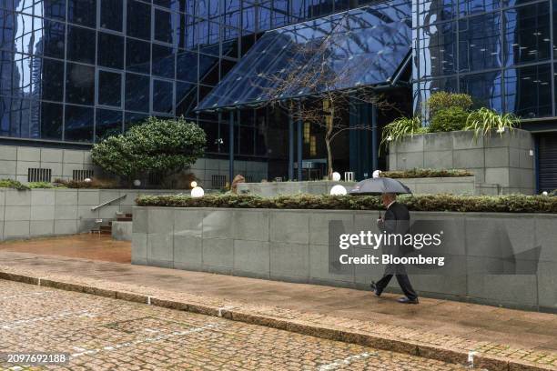 Commercial buildings housing the LD8 Data Centre, operated by Equinix Inc., at Harbour Exchange Square in London, UK, on Friday, March. 22, 2024....