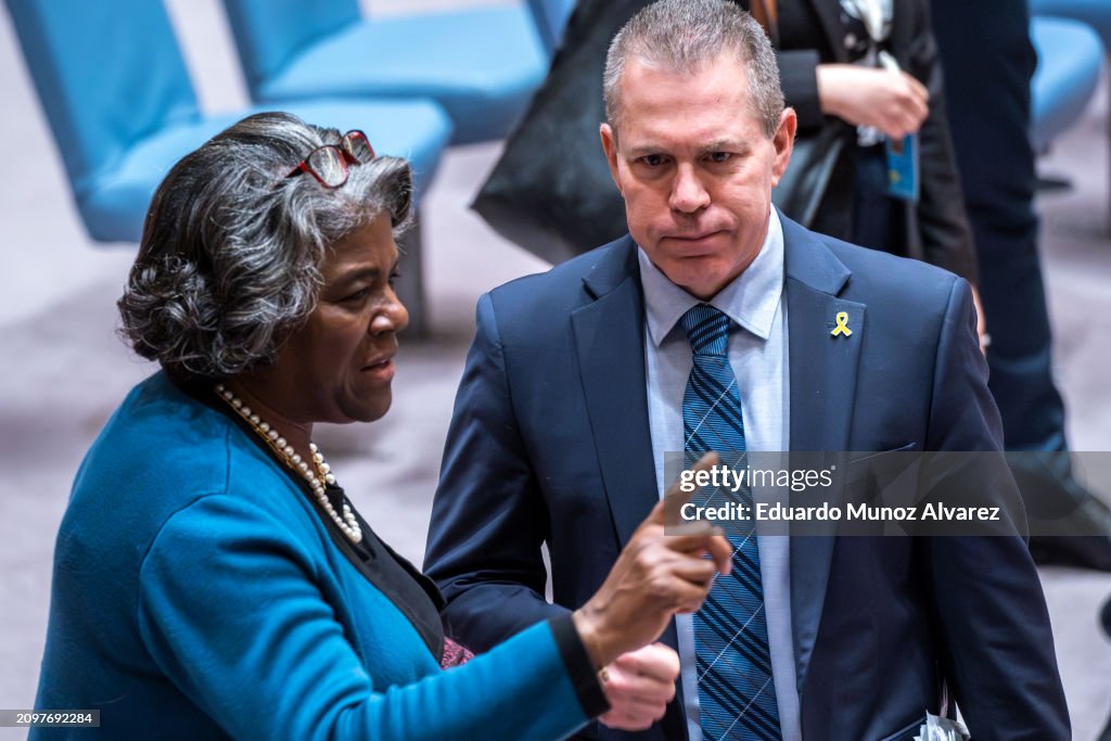United Nations Security Council Votes On U.S. Ceasefire Resolution For Gaza War