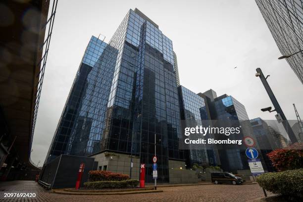 Commercial buildings housing the LD8 Data Centre, operated by Equinix Inc., at Harbour Exchange Square in London, UK, on Friday, March. 22, 2024....