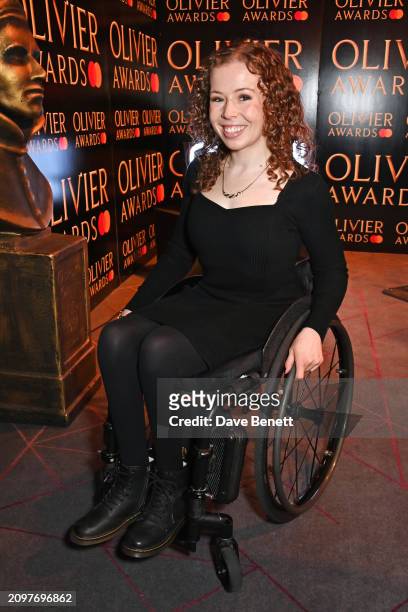 Amy Trigg attends The Olivier Awards 2024 nominees reception at The Londoner Hotel on March 22, 2024 in London, England.
