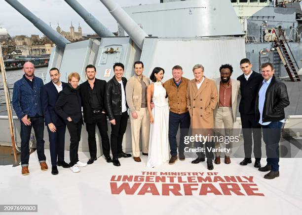 Ivan Atkinson, Mohammed Al Turki, Jerry Bruckheimer, Alex Pettyfer, Henry Golding, Henry Cavill, Eiza Gonzalez, Guy Ritchie, Cary Elwes, Babs...