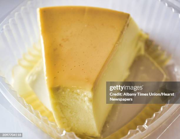 View of Brazilian flan at the Brazilian Steakhouse on Central Ave. On Thursday, Sept. 5 in Colonie, N.Y.