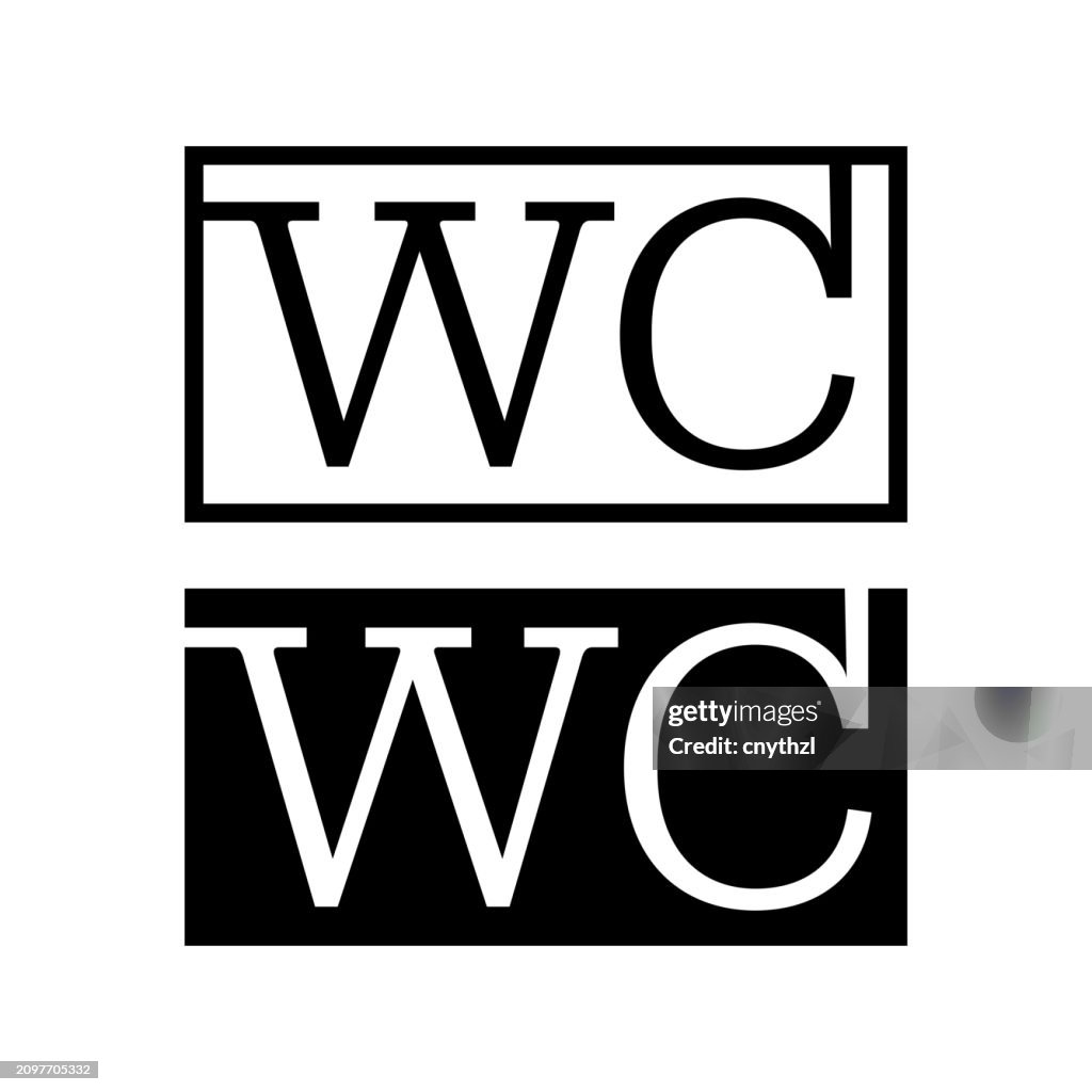 Wc Sign Vector Illustration High-Res Vector Graphic - Getty Images