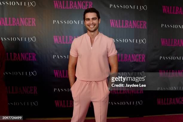 Kevin Joy attends the red carpet of Passionflix's Wallbanger Premiere at Passioncon at Hyatt Regency Grand Reserve on March 22, 2024 in San Juan,...
