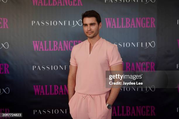 Kevin Joy attends the red carpet of Passionflix's Wallbanger Premiere at Passioncon at Hyatt Regency Grand Reserve on March 22, 2024 in San Juan,...