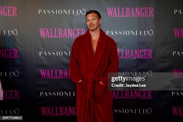 Michael Roark attends the red carpet of Passionflix's Wallbanger Premiere at Passioncon at Hyatt Regency Grand Reserve on March 22, 2024 in San Juan,...