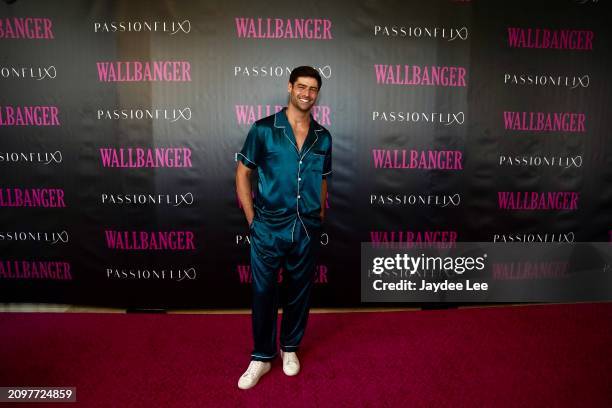 Andrew Rogers attends the red carpet of Passionflix's Wallbanger Premiere at Passioncon at Hyatt Regency Grand Reserve on March 22, 2024 in San Juan,...