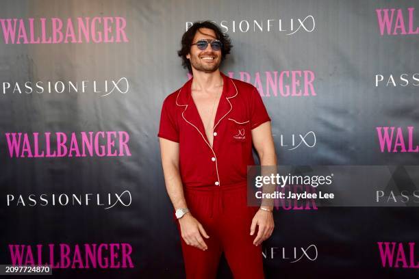 Giulio Berruti attends the red carpet of Passionflix's Wallbanger Premiere at Passioncon at Hyatt Regency Grand Reserve on March 22, 2024 in San...