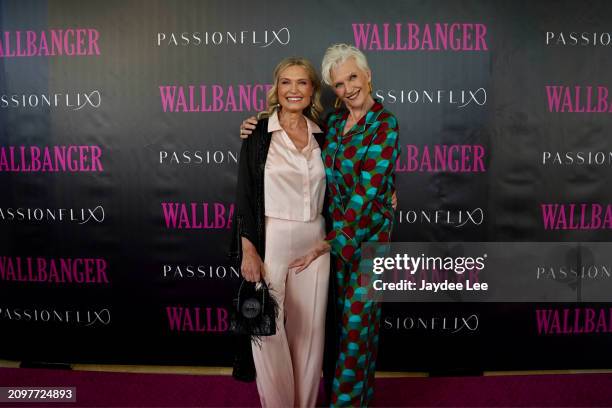 Director, Passionflix CEO and Co-Founder Tosca Musk and speaker, model and author Maye Musk attend the red carpet of Passionflix's Wallbanger...