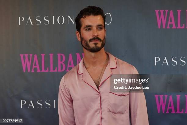 Andrew Biernat attends the red carpet of Passionflix's Wallbanger Premiere at Passioncon at Hyatt Regency Grand Reserve on March 22, 2024 in San...