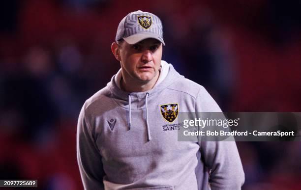 Northampton Saints' Director of Rugby Phil Dowson during the Gallagher Premiership Rugby match between Bristol Bears and Northampton Saints at Ashton...