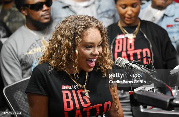 Elgetty Rapper Rapper Latto attends the Hot 107.9 Birthday Bash 2024 artist lineup ...