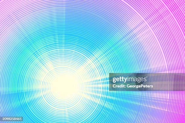 motion blur zoom background - sonar stock illustrations