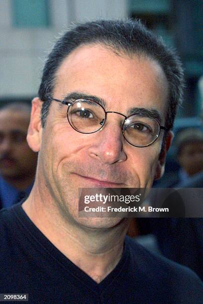 Actor Mandy Patinkin attends the film premiere of "Dead Like Me" at the Academy of Motion Pictures Arts and Sciences on June 19, 2003 in Beverly...