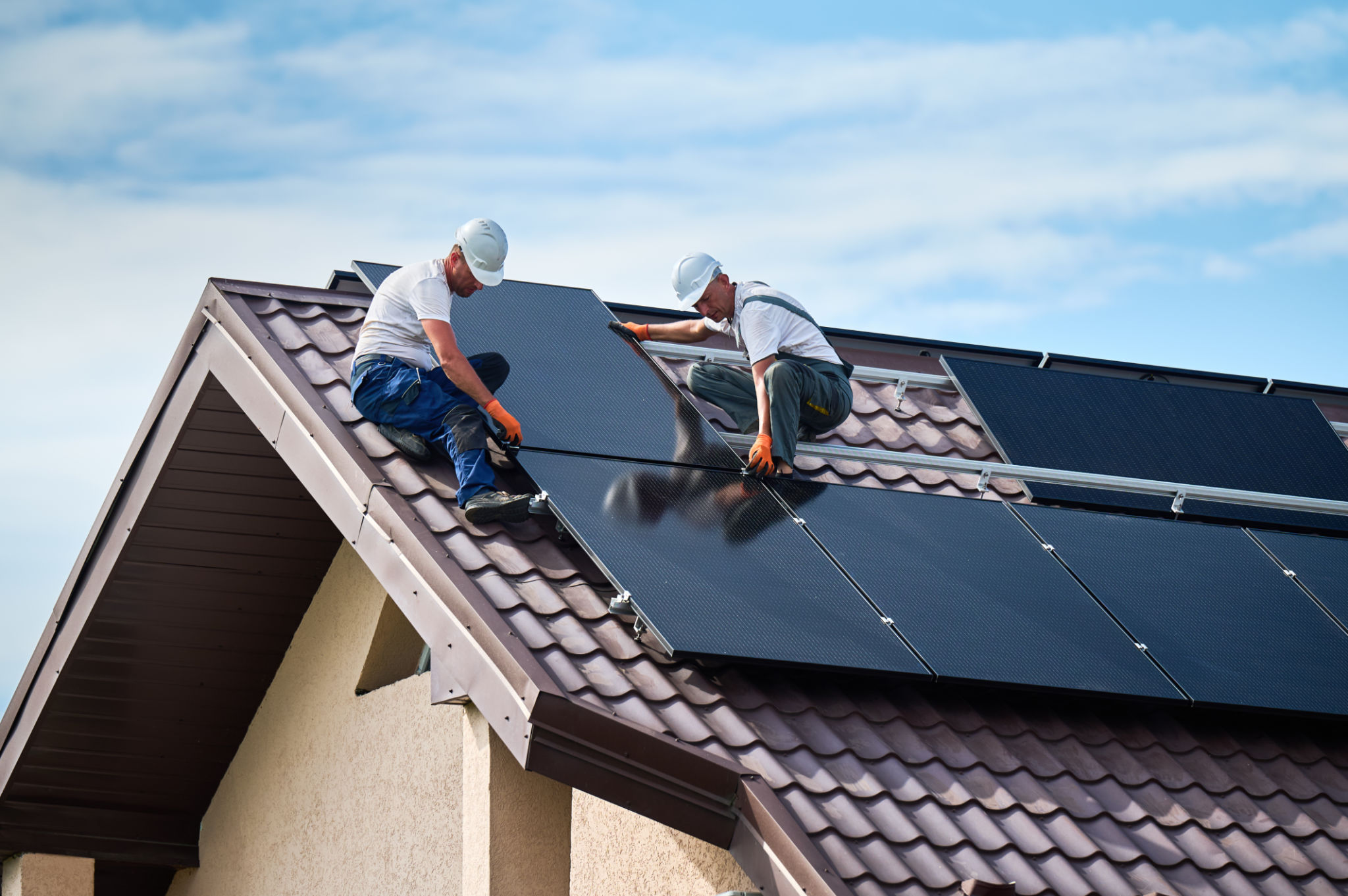 installing solar panels