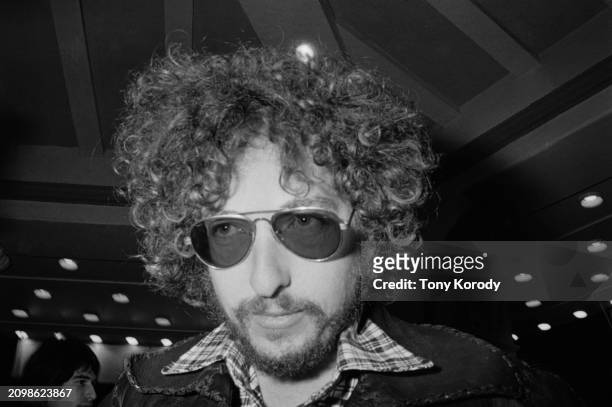 American artist Bob Dylan, December 1974.
