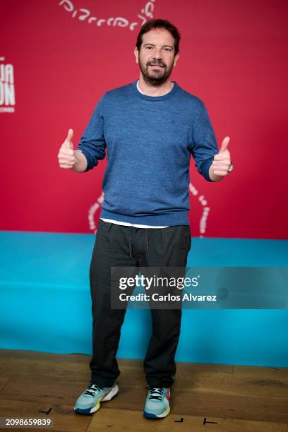 Director Joaquín Mazón attends the photocall for "La Familia Benetón" at the Casa de México Foundation on March 20, 2024 in Madrid, Spain.