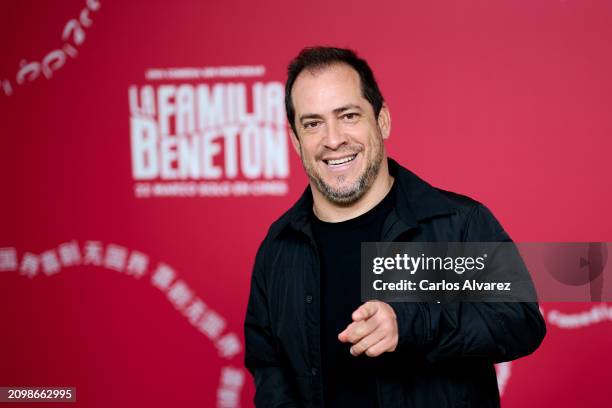 Juan Manuel Montilla aka El Langui attends the photocall for "La Familia Benetón" at the Casa de México Foundation on March 20, 2024 in Madrid, Spain.