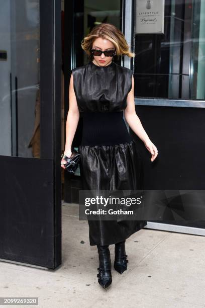 Sydney Sweeney is seen in Gramercy on March 20, 2024 in New York City.