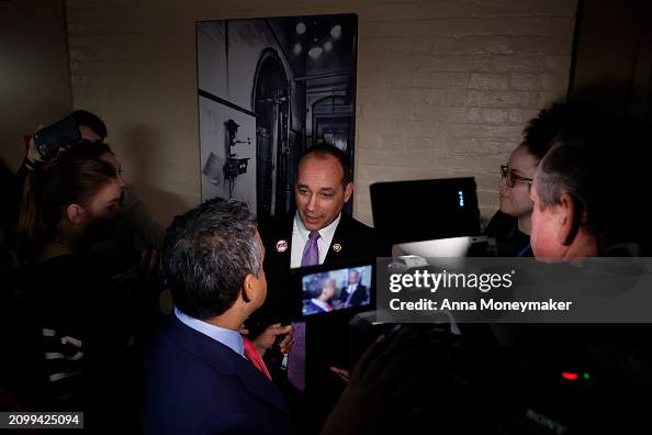 Rep Good Rep. Bob Good is followed by reporters as he departs from the House ...