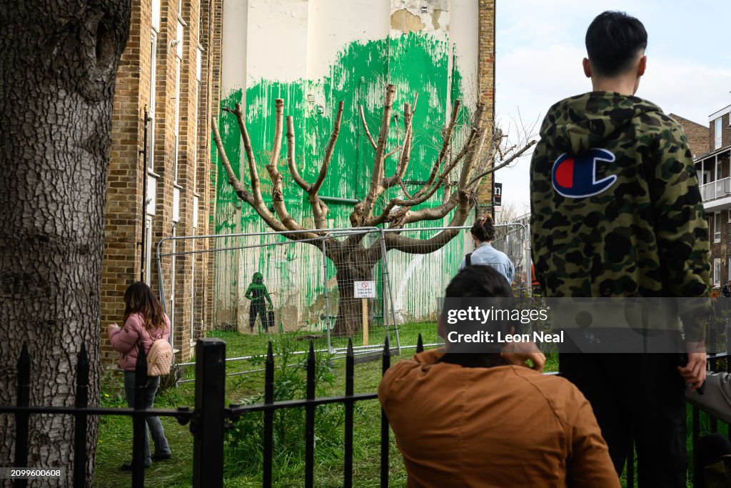 Banksy Mural In North London Defaced Days After Appearance