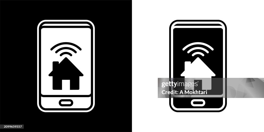 Connected home icon.