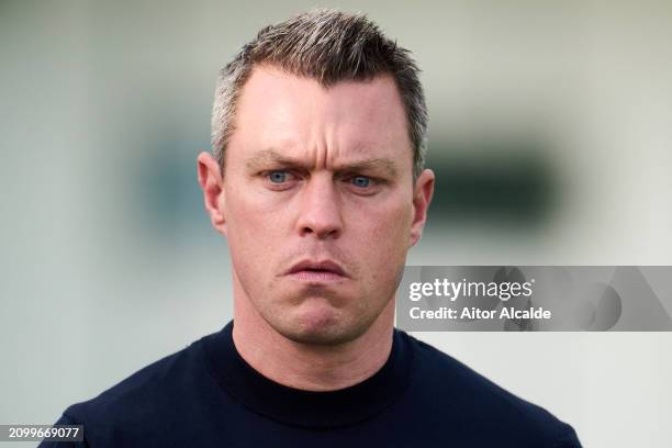 Hanno Balitsch Head Coach of U18 Germany looks on prior to the Under 18 Nations Tournament match between Netherlands v U18 Germany on March 20, 2024...