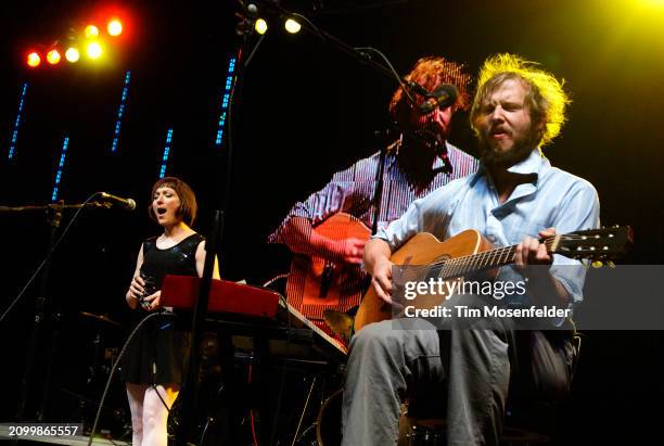 Bon Iver performs during the Sasquatch! Music & Arts festival at The Gorge amphitheatre on May 23, 2009 in Quincy, Washington.