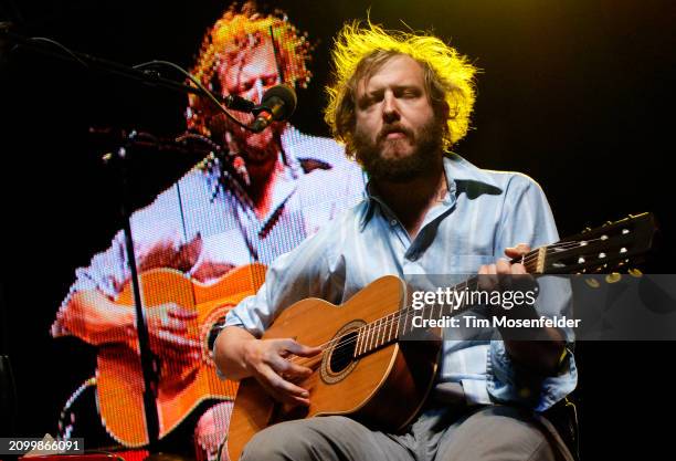 Bon Iver performs during the Sasquatch! Music & Arts festival at The Gorge amphitheatre on May 23, 2009 in Quincy, Washington.