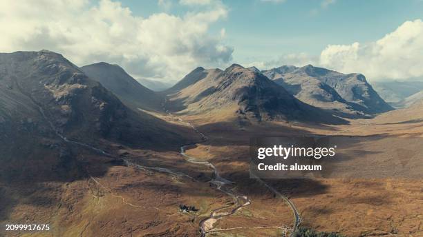 altanafeadh highlands scotland - mountain ridge stock pictures, royalty-free photos & images