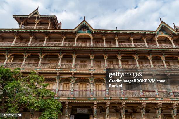 swaminarayan pakodi centre, unesco site, ahmedabad, gujarat, india, asia - ahmedabad stock pictures, royalty-free photos & images