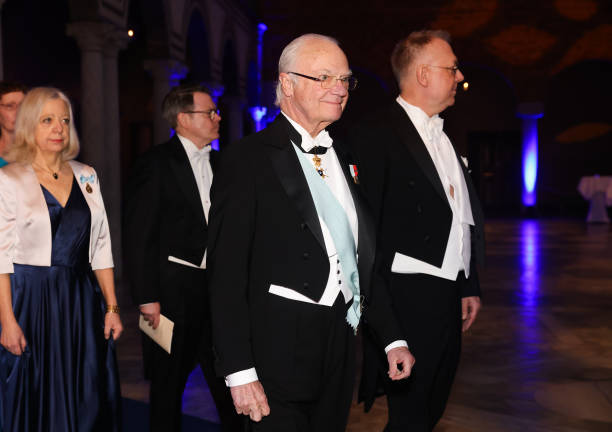 SWE: Swedish Royals Attend The Vitterhetsakademien's Festive Gathering