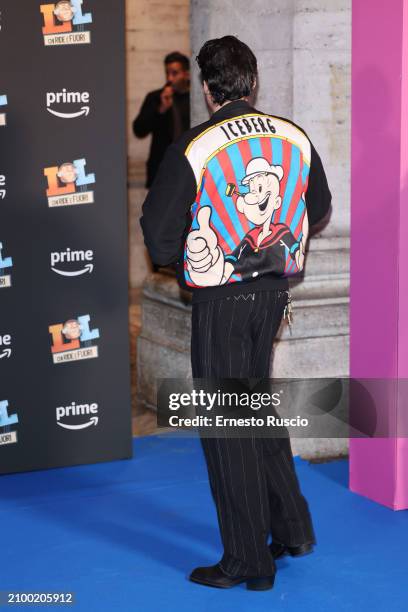 Cristiano Caccamo attends the photocall for the fourth season of the tv show "LOL" at The Space Cinema Moderno on March 20, 2024 in Rome, Italy.