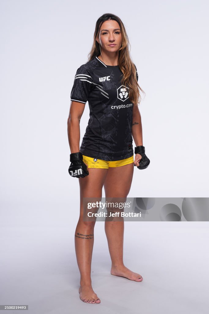 Amanda Rabas Amanda Ribas poses for a portrait during a UFC photo session on March ...