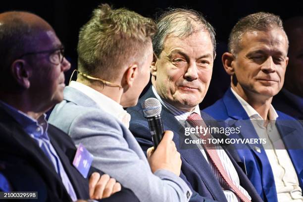 Barco chairman Charles Beauduin, attends the first Flemish Industry Summit, during the Flanders Technology and Innovation Festival in the Lotto...