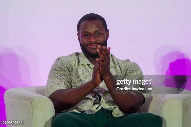 Cedrick Cooper attends "Wallbanger' Q&A discussion during the Passionflix's Wallbanger Premiere at Passioncon at Hyatt Regency Grand Reserve on March...