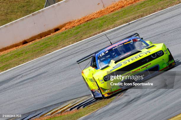 Boris Said, TA, Weaver Racing/STEEL-IT Dodge Challenger during the racing events for the Atlanta SpeedTour on March 23, 2024 at the Michelin Raceway...