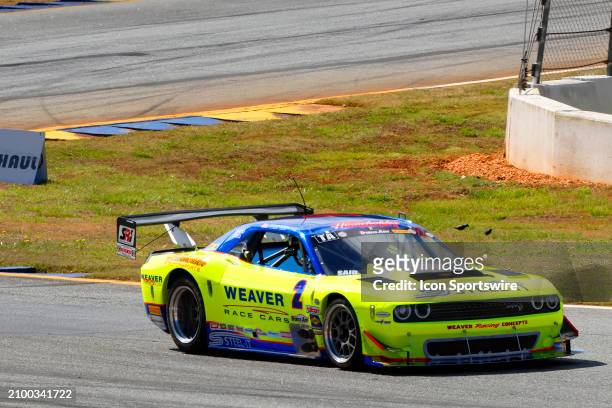 Boris Said, TA, Weaver Racing/STEEL-IT Dodge Challenger during the racing events for the Atlanta SpeedTour on March 23, 2024 at the Michelin Raceway...