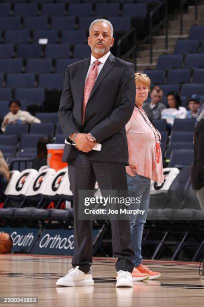 Dell Curry attends the game between the Charlotte Hornets and the Memphis Grizzlies on March 13, 2024 at FedExForum in Memphis, Tennessee. NOTE TO...