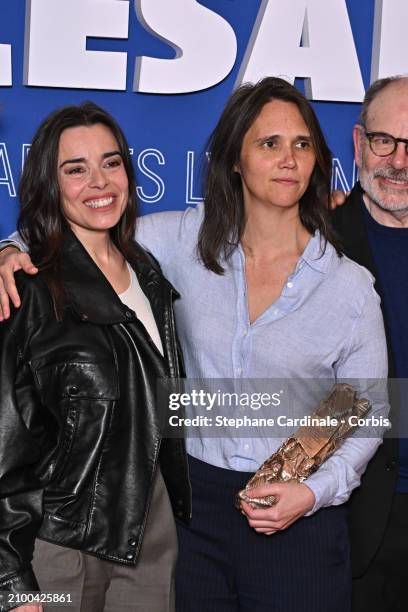 Elodie Bouchez and Jeanne Herry attend the "Cesar Des Lyceens 2024" Award at Le Grand Rex on March 20, 2024 in Paris, France.