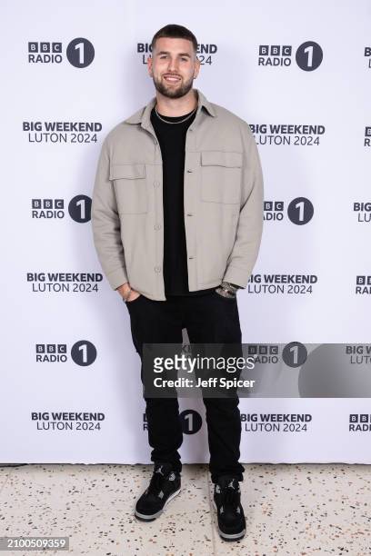 Zach Noble attends Radio 1's Big Weekend launch party at LAVO on March 20, 2024 in London, England.