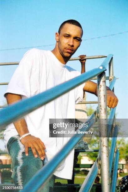 Joe Budden on the set of his "Pump It Up" video shoot in Miami, Florida on March 8, 2003.