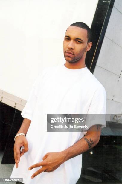 Joe Budden on the set of his "Pump It Up" video shoot in Miami, Florida on March 8, 2003.